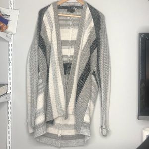 Grey Knitted Cardigan